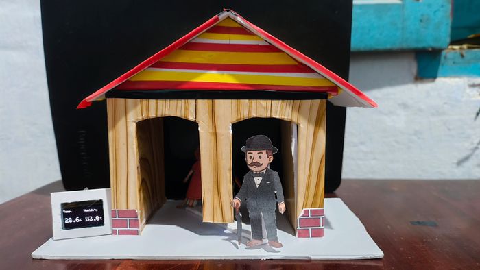 手工制作智能天气小屋教程，结合传统艺术与现代科技-第20张图片-趣作屋