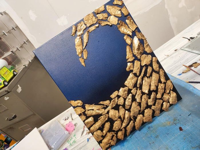 低成本手工制作创意树皮小艺术品教程-第15张图片-趣作屋