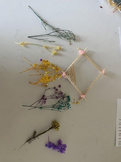 DIY自然风干花挂饰制作教程-第11张图片-趣作屋