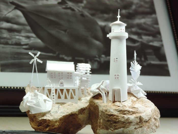 超简单手工建筑模型教程:用石头DIY迷你风车和灯塔-第2张图片-趣作屋 超简单手工建筑模型教程:用石头DIY迷你风车和灯塔-第2张图片-趣作屋