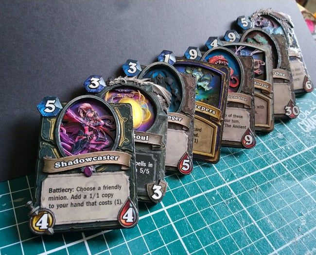 低成本DIY炉石传说立体卡片教程-第1张图片-趣作屋