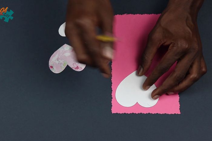 超简单DIY弹出式爱心情人节贺卡教程-第5张图片-趣作屋