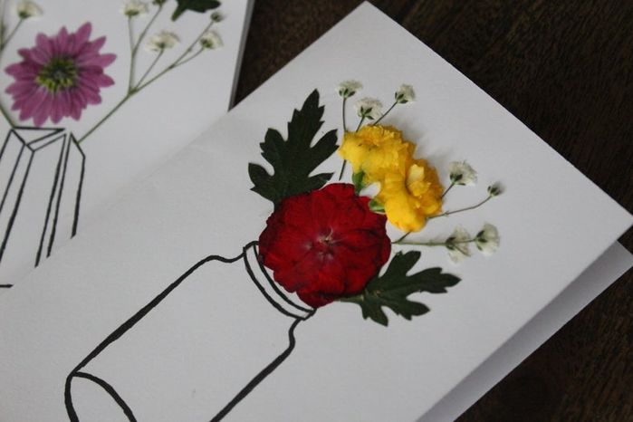 手工压花卡片制作教程,母亲节创意礼物推荐-第3张图片-趣作屋 手工压花卡片制作教程,母亲节创意礼物推荐-第3张图片-趣作屋