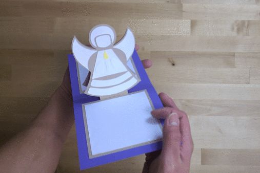 亲手制作圣诞天使立体贺卡,传递心意的温馨手工教程-第18张图片-趣作屋