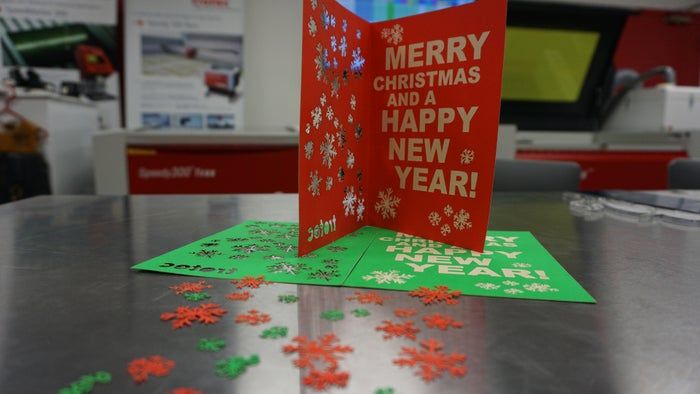 手工圣诞贺卡DIY教程:用激光雕刻机制作独特节日卡片-第1张图片-趣作屋 手工圣诞贺卡DIY教程:用激光雕刻机制作独特节日卡片-第1张图片-趣作屋