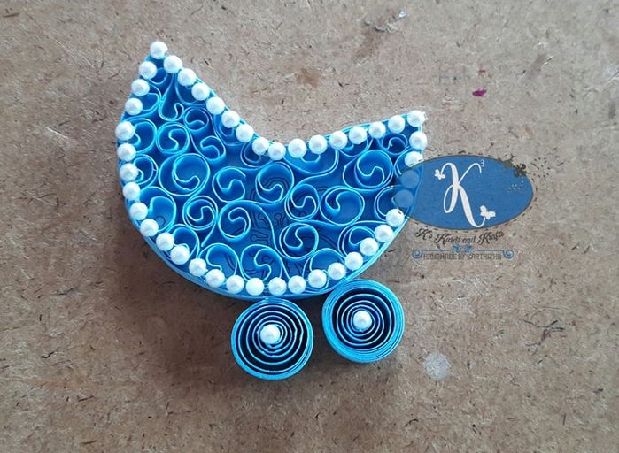 手工制作婴儿主题卷纸贺卡教程-第6张图片-趣作屋