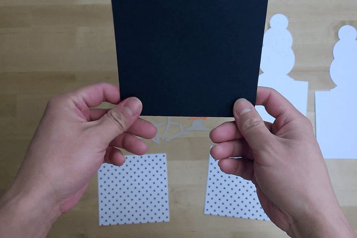 手工制作立体雪人贺卡教程,轻松打造圣诞惊喜-第5张图片-趣作屋