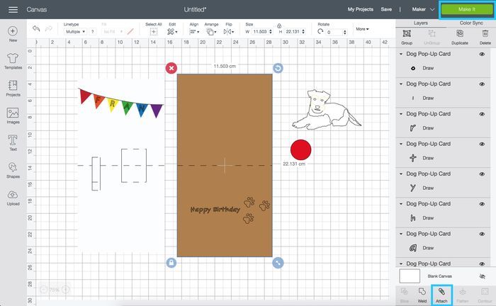 手工制作个性化狗狗生日贺卡教程-第12张图片-趣作屋