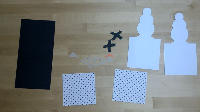 手工制作立体雪人贺卡教程,轻松打造圣诞惊喜-第2张图片-趣作屋