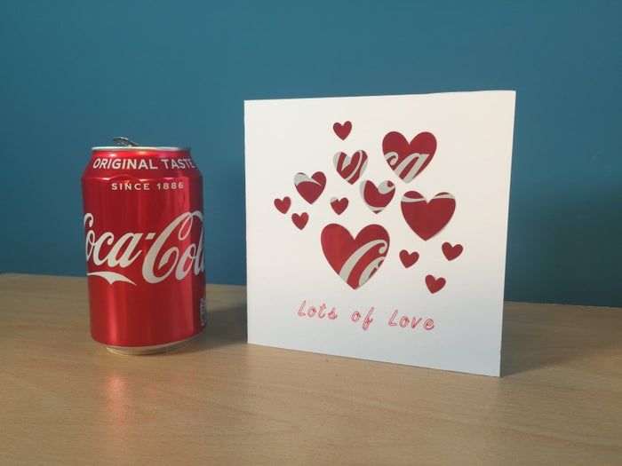 用可乐罐DIY情人节贺卡,超有心意的手工礼物教程-第13张图片-趣作屋 用可乐罐DIY情人节贺卡,超有心意的手工礼物教程-第13张图片-趣作屋
