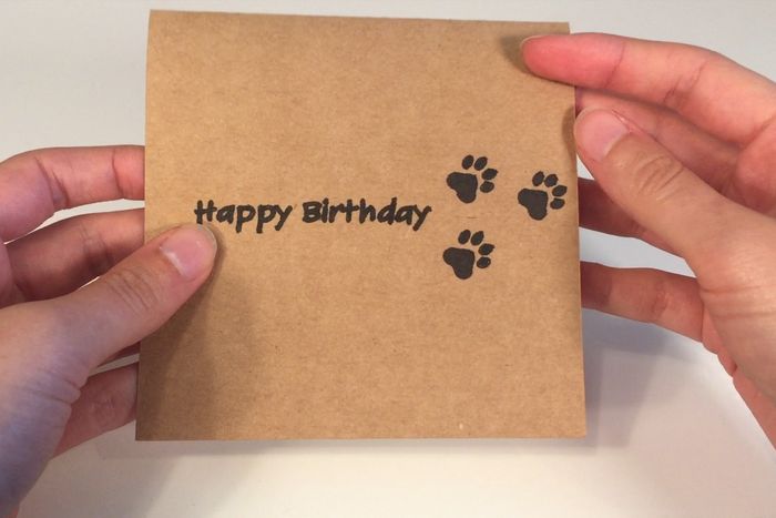 手工制作个性化狗狗生日贺卡教程-第1张图片-趣作屋