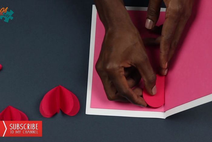 超简单DIY弹出式爱心情人节贺卡教程-第14张图片-趣作屋