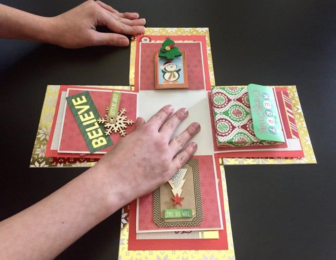 零基础也能做!超详细爆炸盒手工教程-第15张图片-趣作屋 零基础也能做!超详细爆炸盒手工教程-第15张图片-趣作屋