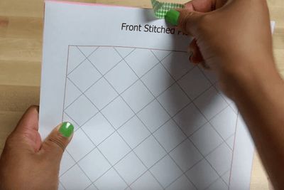 手工拼布风手提包卡片制作教程-第2张图片-趣作屋 手工拼布风手提包卡片制作教程-第2张图片-趣作屋