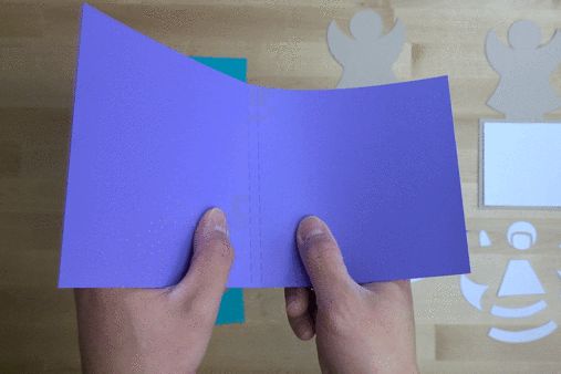 亲手制作圣诞天使立体贺卡,传递心意的温馨手工教程-第3张图片-趣作屋