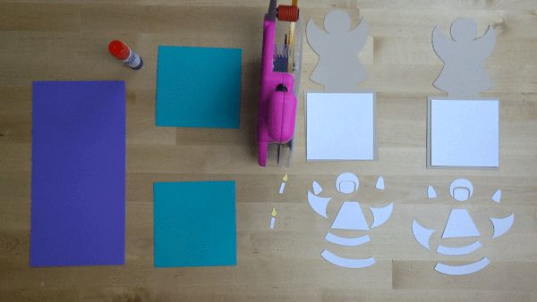 亲手制作圣诞天使立体贺卡,传递心意的温馨手工教程-第2张图片-趣作屋