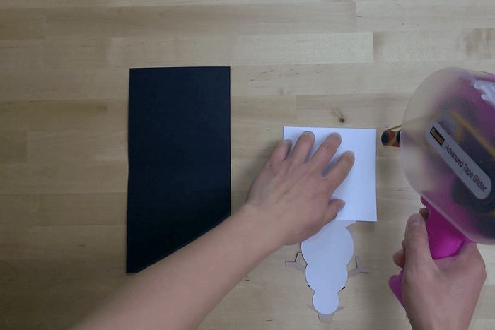 手工制作立体雪人贺卡教程,轻松打造圣诞惊喜-第9张图片-趣作屋