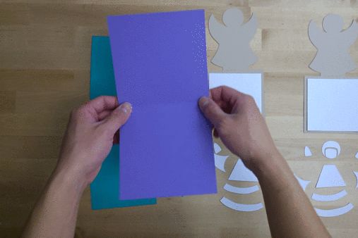 亲手制作圣诞天使立体贺卡,传递心意的温馨手工教程-第6张图片-趣作屋