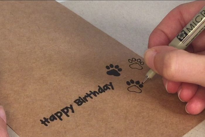 手工制作个性化狗狗生日贺卡教程-第21张图片-趣作屋