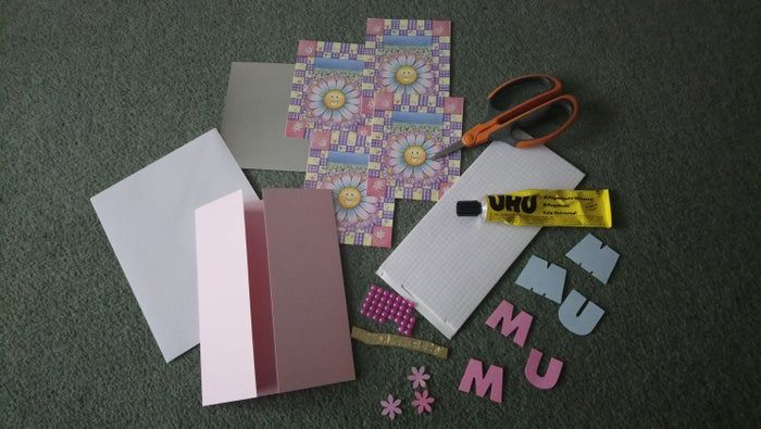 5元手工贺卡教程，母亲节卡片DIY制作指南-第2张图片-趣作屋