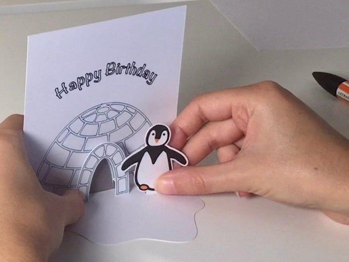 手工制作企鹅贺卡教程,零基础也能轻松上手-第14张图片-趣作屋 手工制作企鹅贺卡教程,零基础也能轻松上手-第14张图片-趣作屋