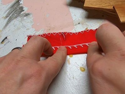 废旧木条巧变花环装饰教程-第33张图片-趣作屋