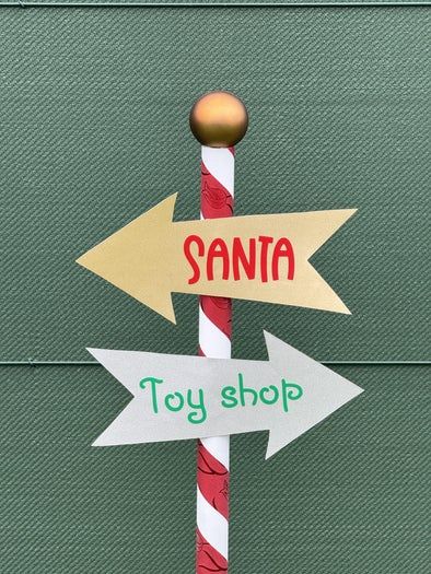 巧手制作圣诞装饰指示牌教程-第10张图片-趣作屋