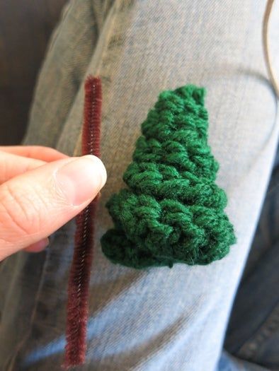 轻松DIY：钩针小树圣诞挂饰教程-第7张图片-趣作屋