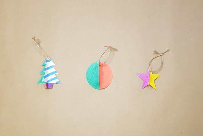 圣诞节创意：低成本手工立体装饰挂件制作-第9张图片-趣作屋