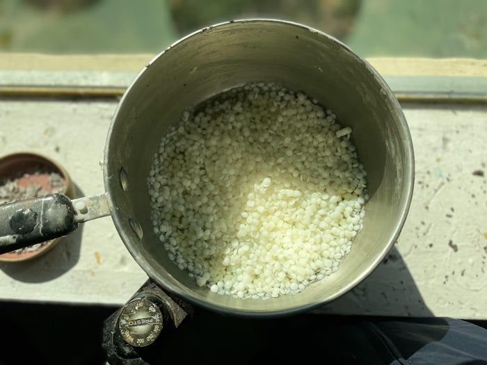 家庭DIY圣诞蜡烛教程：纯白大理石风蜡烛-第7张图片-趣作屋