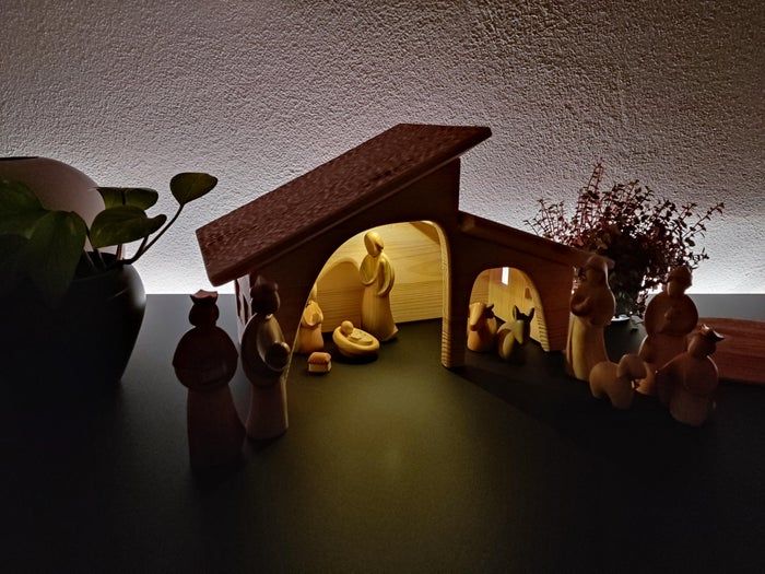 低成本自制现代圣诞马槽教程-第2张图片-趣作屋