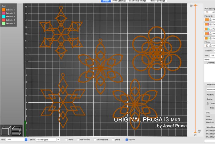 手把手教你3D打印六角立体雪花装饰-第15张图片-趣作屋