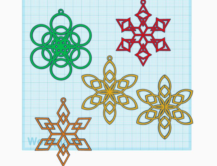 手把手教你3D打印六角立体雪花装饰-第2张图片-趣作屋