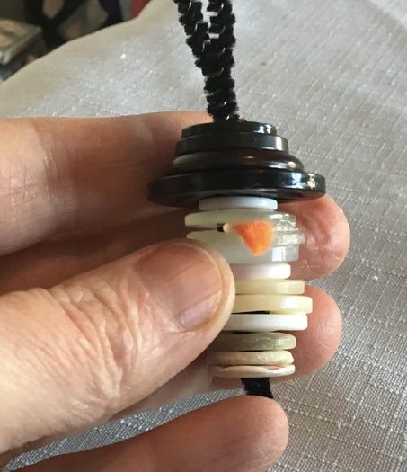 创意手工：低成本制作纽扣圣诞老人与雪人-第24张图片-趣作屋