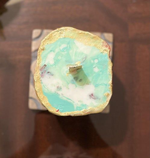 家庭DIY圣诞蜡烛教程：纯白大理石风蜡烛-第14张图片-趣作屋