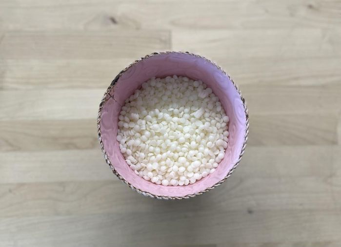 家庭DIY圣诞蜡烛教程：纯白大理石风蜡烛-第5张图片-趣作屋