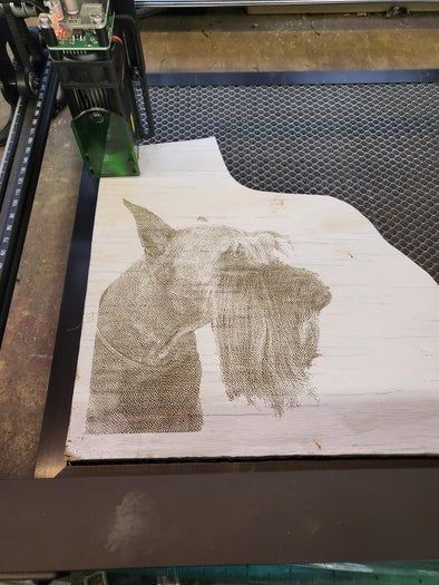 DIY激光雕刻木质圣诞狗狗装饰教程-第8张图片-趣作屋