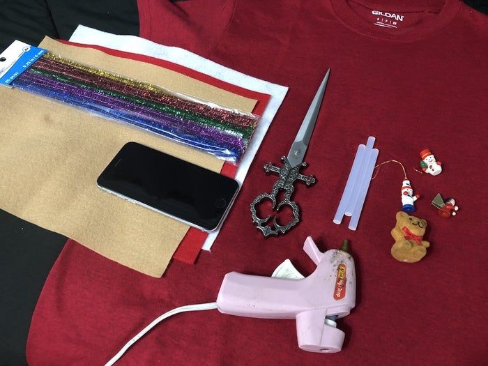 手把手教你DIY圣诞主题丑T恤-第2张图片-趣作屋 手把手教你DIY圣诞主题丑T恤-第2张图片-趣作屋