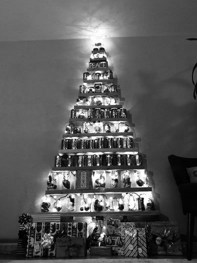 废物利用打造独特圣诞树教程-第2张图片-趣作屋