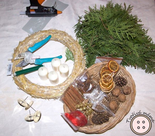 温馨圣诞降临节花环DIY全步骤指南-第2张图片-趣作屋