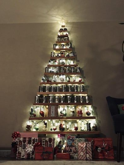 废物利用打造独特圣诞树教程-第30张图片-趣作屋