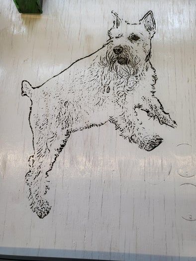 DIY激光雕刻木质圣诞狗狗装饰教程-第5张图片-趣作屋