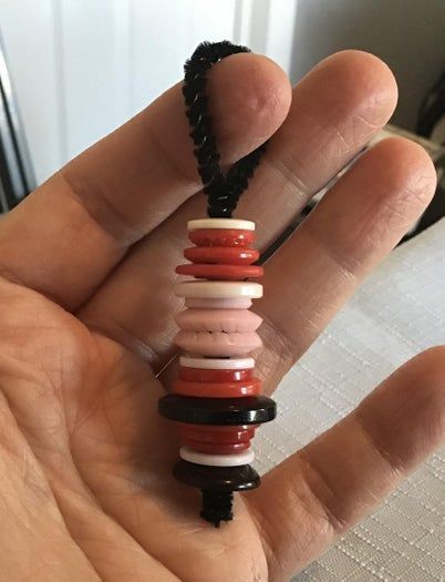 创意手工：低成本制作纽扣圣诞老人与雪人-第9张图片-趣作屋