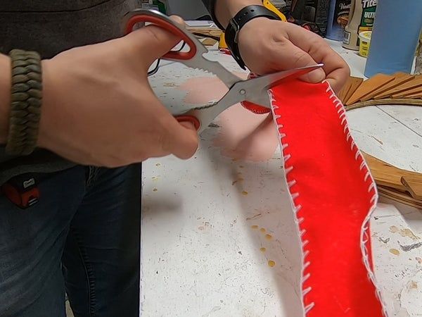 废旧木条巧变花环装饰教程-第27张图片-趣作屋