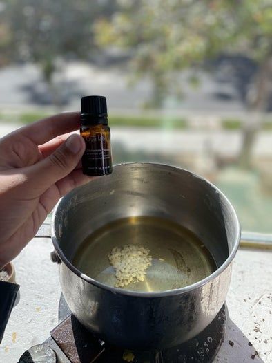 家庭DIY圣诞蜡烛教程：纯白大理石风蜡烛-第8张图片-趣作屋