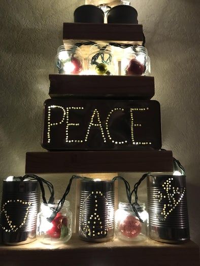 废物利用打造独特圣诞树教程-第28张图片-趣作屋