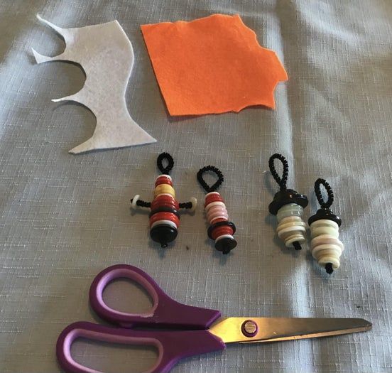 创意手工：低成本制作纽扣圣诞老人与雪人-第19张图片-趣作屋