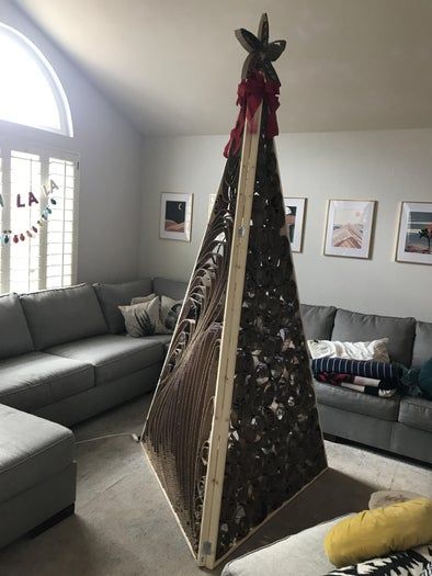 低成本手工圣诞树制作教程-第21张图片-趣作屋