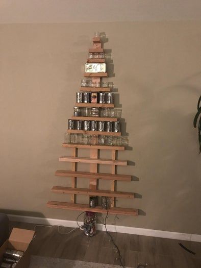 废物利用打造独特圣诞树教程-第21张图片-趣作屋