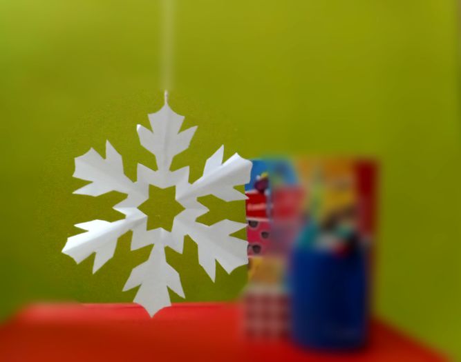 简易教程：低成本制作圣诞雪花挂饰-第4张图片-趣作屋